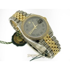 Rolex Datejust 36mm ref. 126283RBR-0021 Jubilee acciaio oro giallo 18kt Wimbledon nuovo